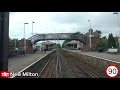 4K Cabview Class 444 029 Southampton Central - Weymouth - 15.06.2017