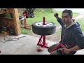 Harbor Freight Tire Changer with Duckbill Mod