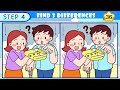 【Find the difference】Only Over 130 IQ Can Find All! / Fun Challenge【Spot the difference】295