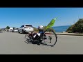 First Recumbent Trike Ride to Pebble Beach, California from Marina on the Monterey Bay Bike Trail!