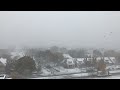 Heavy snow in Milwaukee, Wisconsin