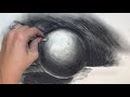 Shading a sphere in charcoal