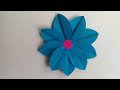 Beautiful paper flower craft | How to make Rose flower | Home decor ideas #diy