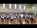 Morrow Mustang Band 4/29/2017 Gym Performance Part 1