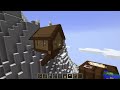 Minecraft- Easy mountain cabin tutorial.