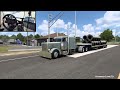 Hauling Heavy Pipes - (Peterbilt 379) - CAT 6NZ Power - American Truck Simulator