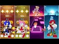 Sonic - Amy Rose - Knuckles - Tails | Tiles Hop EDM Rush!