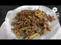 crispy crunchy karela fry, bitter gourd fry, karela rava fry, quick karela fry