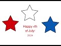 Red, White and Blue Stars