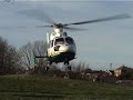 Air lifting a lady to James Cook after getting run down by an Arriva bus in Whitby #nymr #whitby