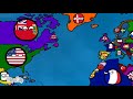 History of countries at North Atlantic Ocean (1900-2021) Countryballs