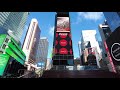 WALKING NYC // TREADMILL VIDEO // 4K 60FPS // 4 MILES - COLUMBUS CIRCLE TO TRIBECA