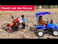 Homemade Mini Tractor Mahindra 595 Stuck In Soil And Sonalika Tractor Pulling Out