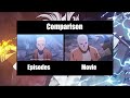 Naruto and Sasuke VS Momoshiki and Kinshiki - The Boruto (Episodes VS Movie) Comparison Side by Side