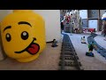 I Built a HUGE Lego Railway - Up Stairs & Underwater!