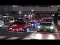 ランボルギーニ・エレクトリカルパレード！ 夜の渋谷を占領する爆音スーパーカー 世界最強★諸星一家 / Lamborghini Electrical Parade!