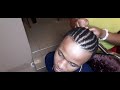 Men braids | 1 inch short 4c hair