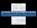 Three Dutch Songs of the Sea (Clarinet Quartet)