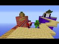 マイゼン・ポータル・スカイブロック vs マイキー・TNT・スカイブロック チャンキー・サバイバル・バトル in Minecraft！