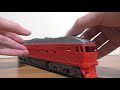 Модель пассажирского локомотива ТЕП70 распечатанная на 3D принтере.