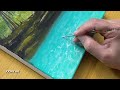 Waterfall Painting / Acrylic Painting for Beginners / STEP by STEP