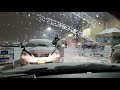 Winter Driving Rochester New York. 02/26/2019 4k