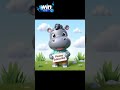 Hippo 🆚 Rhino , Hippo defeating the rhino , #cat #cute #kitten #catlover #cutecat #shorts