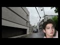 What does the back of BTS JK’s house look like on a rainy day ?/Walk from J-Hope's new penthouse/4K