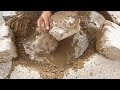 Golden sand dry floor crumbling 🔥satisfying crumbling