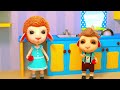 Don't run across the road at a red light | Cartoon for Kids | Dolly and Friends
