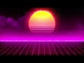 80's Sun | 1 Hour Version | Infinite Loop | Live Wallpaper 4K | Stocklate