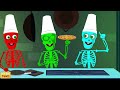 Haunted Wrong Face Witch Halloween Song + Spooky Scary Skeletons Songs By Teehee Town