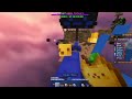 Minecraft Bedrock Edition bedwars gameplay