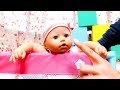 Video boneka Baby Born. Kotak bermain baru untuk Baby Annabelle. Mainan dan boneka untuk bayi