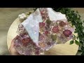 Beautiful Crystal Resin Tray With Flowers