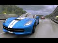 Chevrolet Corvette C8 Z06 & Chevrolet Corvette C7 Stingray Rain Ride| Real Simulator - Assetto Corsa