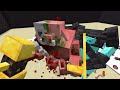 IRON GOLEM & SNOW GOLEM vs RAVAGER & HOGLIN in Minecraft Mob Battle