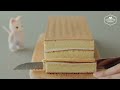 코튼 바닐라 케이크 만들기 : Soft Cotton Vanilla Cake Recipe | Cooking tree