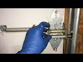 Quick Easy DIY Install Garage Door Rollers WITHOUT bending track or removing hinges