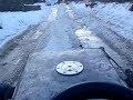 Ice road driving