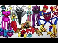 POPPY PLAYTIME Chapter 3 Coloring Pages | How to Color All Bosses and Monsters | NCS MUSIC