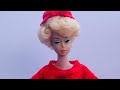 Vintage RARE Side part Bubblecut Barbie + box #restoration