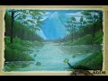 acrylic painting//Landscape painting for beginners.