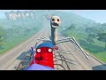ALL MONSTERS Big & Small Cars Downhill Madness with CAR EATER & HOUSE HEAD – BeamNG.Drive