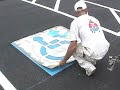Painting a handicap symbol 