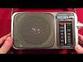 Panasonic RF-2400D AM FM Portable Radio Review