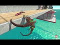 Escape From Tyrannosaurus And Rescue Dreadnoughtus - Animal Revolt Battle Simulator