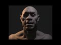 Sculpting African man in zbrush