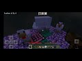 Playing Minecraft One Block with Shaders