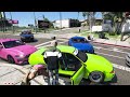 R32 Drag Car Escapes The Cops In GTA5 RolePlay